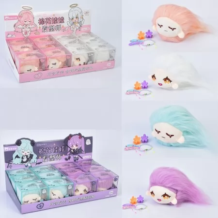 Заколки детские BabyToys 7053 плюшевые фигурки 9см
