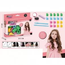 Набор аксессуаров для волос BabyToys 760-6 с бигуди-спирали 18шт Набор аксессуаров для волос BabyToys 760-6 с бигуди-спирали 18шт