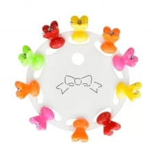 Заколки для волос девочкам BabyToys D6907-3, набор 10 шт, микс цветов