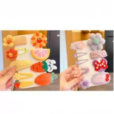 Заколки для волос BabyToys YG0223 набор 9 шт разные цвета