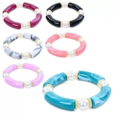 Детский браслет для девочек BabyToys FG231110051P, 7,5 см, 6 цветов