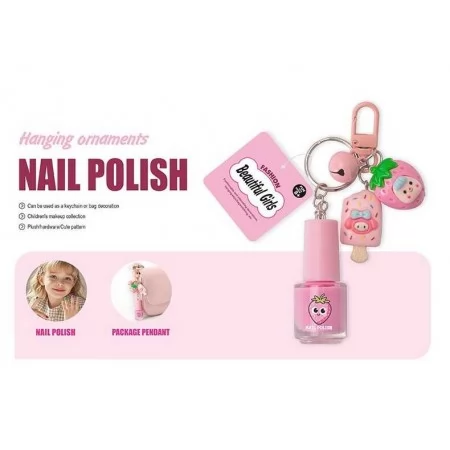 Брелок для дівчаток BabyToys з косметикою та металевими кріпленнями