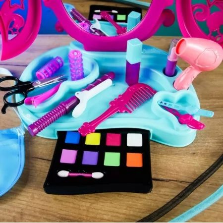 Туалетный столик трюмо BabyToys KL 4085 для девочек пластмассовый Туалетный столик трюмо BabyToys KL 4085 для девочек пластмассовый