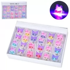 Детское кольцо BabyToys FG240408009A со светом, микс 24 вида