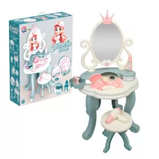 Косметичний столик 1638 "Technok Toys", дзеркало, табурет, аксесуари, в коробці Косметичний столик 1638 "Technok Toys", дзеркало, табурет, аксесуари, в коробці