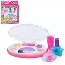 Набір дитячої косметики BabyToys 2057 з тінями та помадою Набір дитячої косметики BabyToys 2057 з тінями та помадою