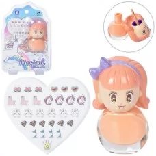 Набор детской косметики BabyToys 2105P с лаком и наклейками для ногтей