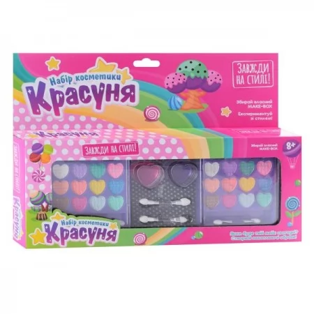 Набор детской косметики BabyToys 335-04D с тенями и блеском Набор детской косметики BabyToys 335-04D с тенями и блеском