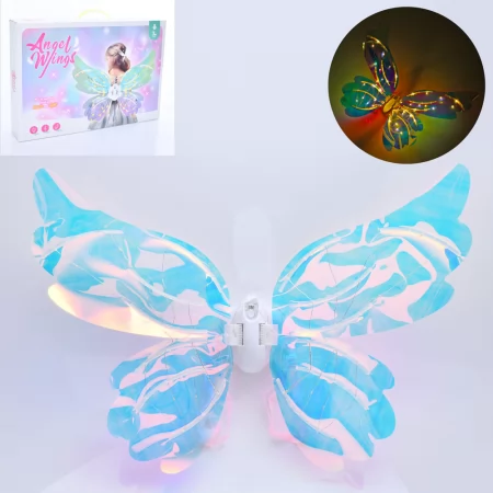 Крылья карнавальные бабочка BabyToys 555-5D со светом и музыкой