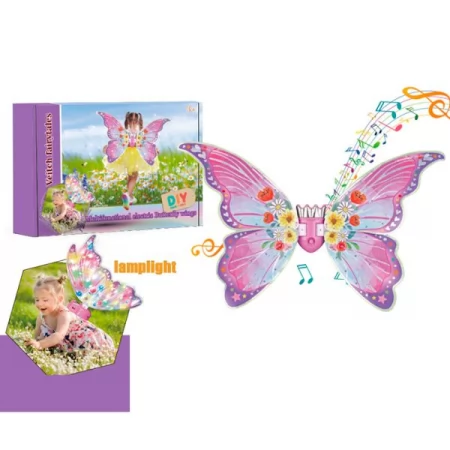 Карнавальные крылья бабочка BabyToys D2403-1A со светом