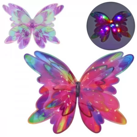 Карнавальные крылья бабочка BabyToys YG0436 со светом 52см