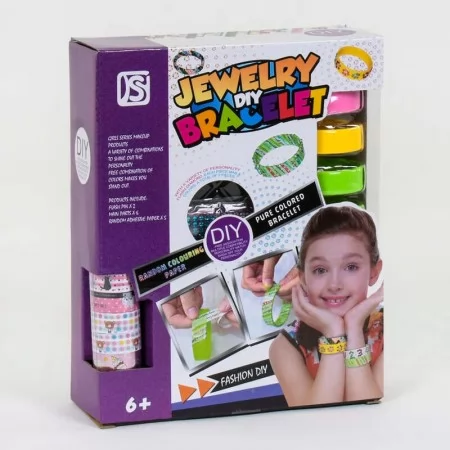 Детские браслеты BabyToys 893 со стразами, набор 6 шт.