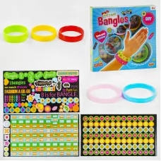 Детские браслеты Bangles 3038-4, 5 штук с наклейками