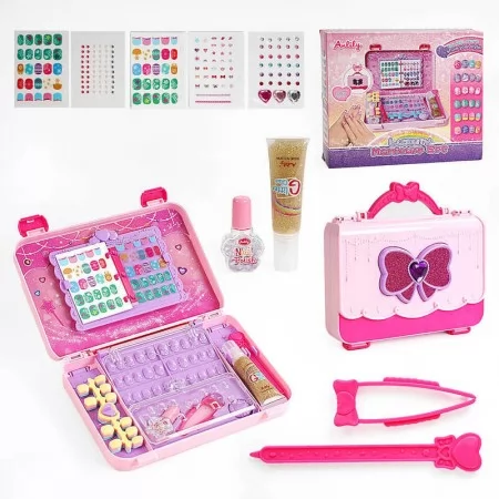 Набор для маникюра BabyToys 55002 с типсами и стразами для девочек