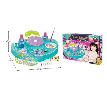 Набір для манікюру BabyToys KL 4082 з блискітками та стразами для дівчаток