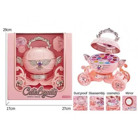Набір дитячої косметики BabyToys з дзеркальцем та глітерами