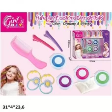 Мелки для волос BabyToys 8834 разные цвета 8 штук