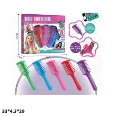 Мелки для волос BabyToys KSY982 разноцветные с гребнем Мелки для волос BabyToys KSY982 разноцветные с гребнем