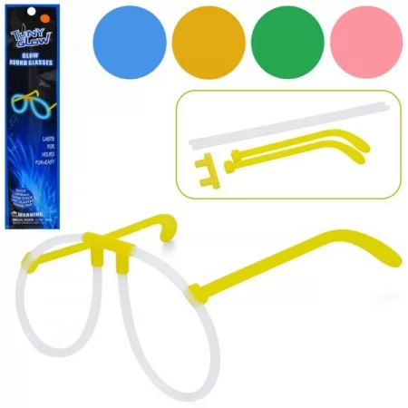 Детские очки BabyToys YG0038 светящиеся в темноте, микс цветов