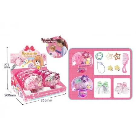 Набір аксесуарів для волосся BabyToys YT 059, 10 предметів