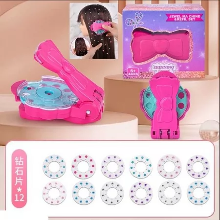 Аксессуары для волос девочке BabyToys 811-42 с камінцями 12 пластин