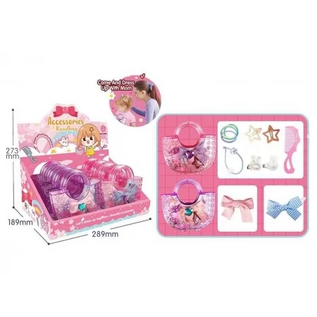 Аксессуары для волос BabyToys YT 058 заколки резинки набор