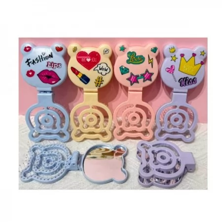 Складная расчёска для девочек с зеркалом BabyToys J23E
