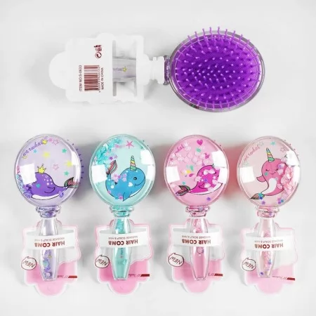 Щетка для волос детская BabyToys C57906 разные цвета
