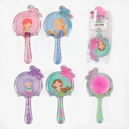 Щетка для волос BabyToys C57924 Русалочка микс 4 вида