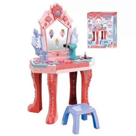 Туалетный столик BabyToys 661-133 со светом и феном для девочек