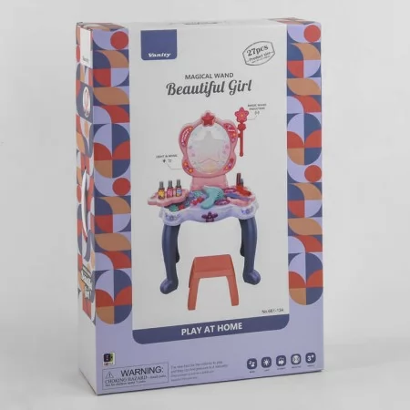 Трюмо для дівчинки BabyToys 661-134 зі світлом і звуком Трюмо для дівчинки BabyToys 661-134 зі світлом і звуком