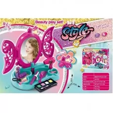 Туалетный столик трюмо BabyToys KL 4085 для девочек пластмассовый