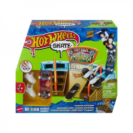 Игровой набор "Первая тренировка" серии "Скейты" Hot Wheels Размер упаковки 8 x 29 x 26 см Игровой набор "Первая тренировка" серии "Скейты" Hot Wheels Размер упаковки 8 x 29 x 26 см
