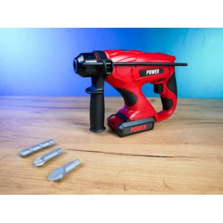 Дитячий дриль BabyToys T 1805 зі звуком і світлом, 3 насадки