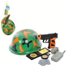 Военный набор амуниции BabyToys 2303 с каской и пистолетом