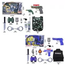 Военный набор BabyToys JS011A со звуком и светом, 10 предметов