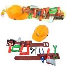 Набор инструментов BabyToys 25162 с каской на поясе