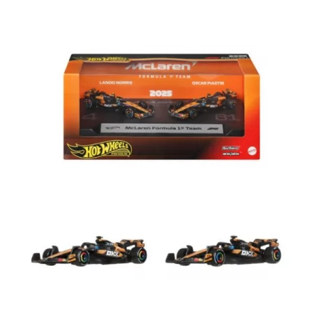 Набор из 2-х коллекционных болидов McLaren Lando Norris и Oscar Piastri "Formula 1" Hot Wheels Набор из 2-х коллекционных болидов McLaren Lando Norris и Oscar Piastri "Formula 1" Hot Wheels