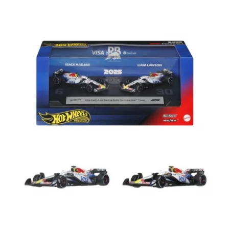 Набор из 2-х коллекционных болидов VCARB Liam Lawson и Isack Hadjar "Formula 1" Hot Wheels Набор из 2-х коллекционных болидов VCARB Liam Lawson и Isack Hadjar "Formula 1" Hot Wheels