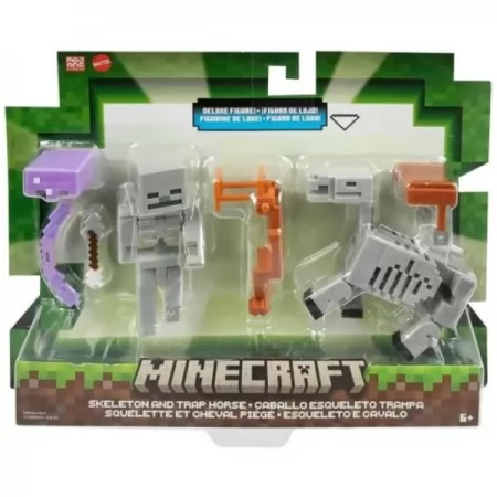 Набор из 2-х персонажей Minecraft Каждая фигурка точно воспроизводит пиксельный дизайн игры, а пары специально подобраны, чтобы сосоздавать приключения из игры Minecraft. Подвижные суставы позволяют персонажам принимать разные позы. Набор из 2-х персонажей Minecraft Каждая фигурка точно воспроизводит пиксельный дизайн игры, а пары специально подобраны, чтобы сосоздавать приключения из игры Minecraft. Подвижные суставы позволяют персонажам принимать разные позы.