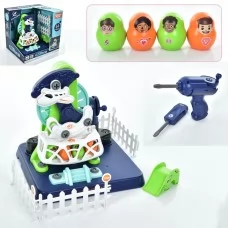 Конструктор BabyToys LM1004-B с шуруповертом, 49 деталей