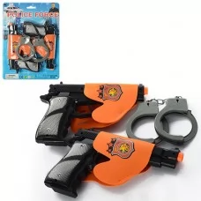 Набор полицейского BabyToys 1414-15 из пластика для детей Набор полицейского BabyToys 1414-15 из пластика для детей