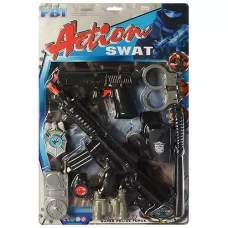 Набор полицейского BabyToys 2278 с автоматом и аксессуарами Набор полицейского BabyToys 2278 с автоматом и аксессуарами