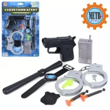 Полицейский набор BabyToys Х 44-6 D с пистолетом и наручниками