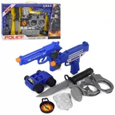 Поліцейський набір BabyToys JC007A-08 зі звуком і компасом Поліцейський набір BabyToys JC007A-08 зі звуком і компасом