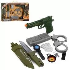 Поліцейський набір BabyToys JS007 з пістолетом і рацією Поліцейський набір BabyToys JS007 з пістолетом і рацією