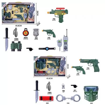 Військовий набір BabyToys JS009-10 з пістолетом та аксесуарами