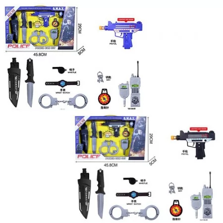 Полицейский набор со звуком и светом BabyToys JC013-14