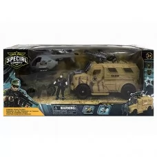 Набор спасателей BabyToys D3109-42 военная машина вертолет