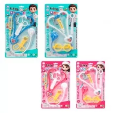 Набор врача BabyToys 1022-1-26-1 со стетоскопом, 2 цвета Набор врача BabyToys 1022-1-26-1 со стетоскопом, 2 цвета